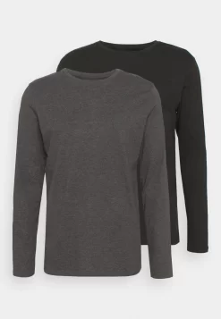 Pier One 2 Pack - Longsleeve - Dark Grey/Black 10 Pier One 2 Pack - Longsleeve - Dark Grey/Black -Pier One 007c88127656457c8f19869283e98031 scaled