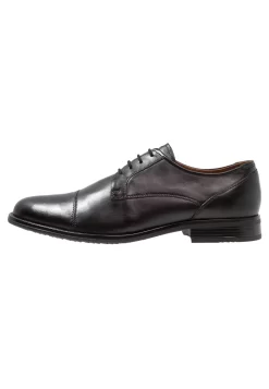 Pier One Leather - Veterschoenen - Black