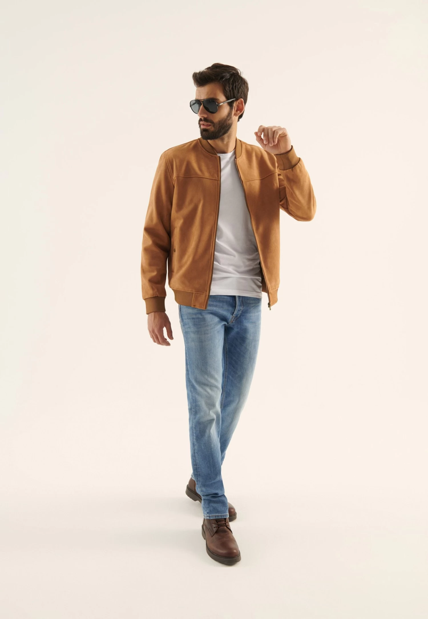 Pier One Bomberjacks - Cognac 2 Pier One Bomberjacks - Cognac - Afbeelding 2