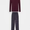 Pier One Pyjama - Bordeaux/Dark Blue