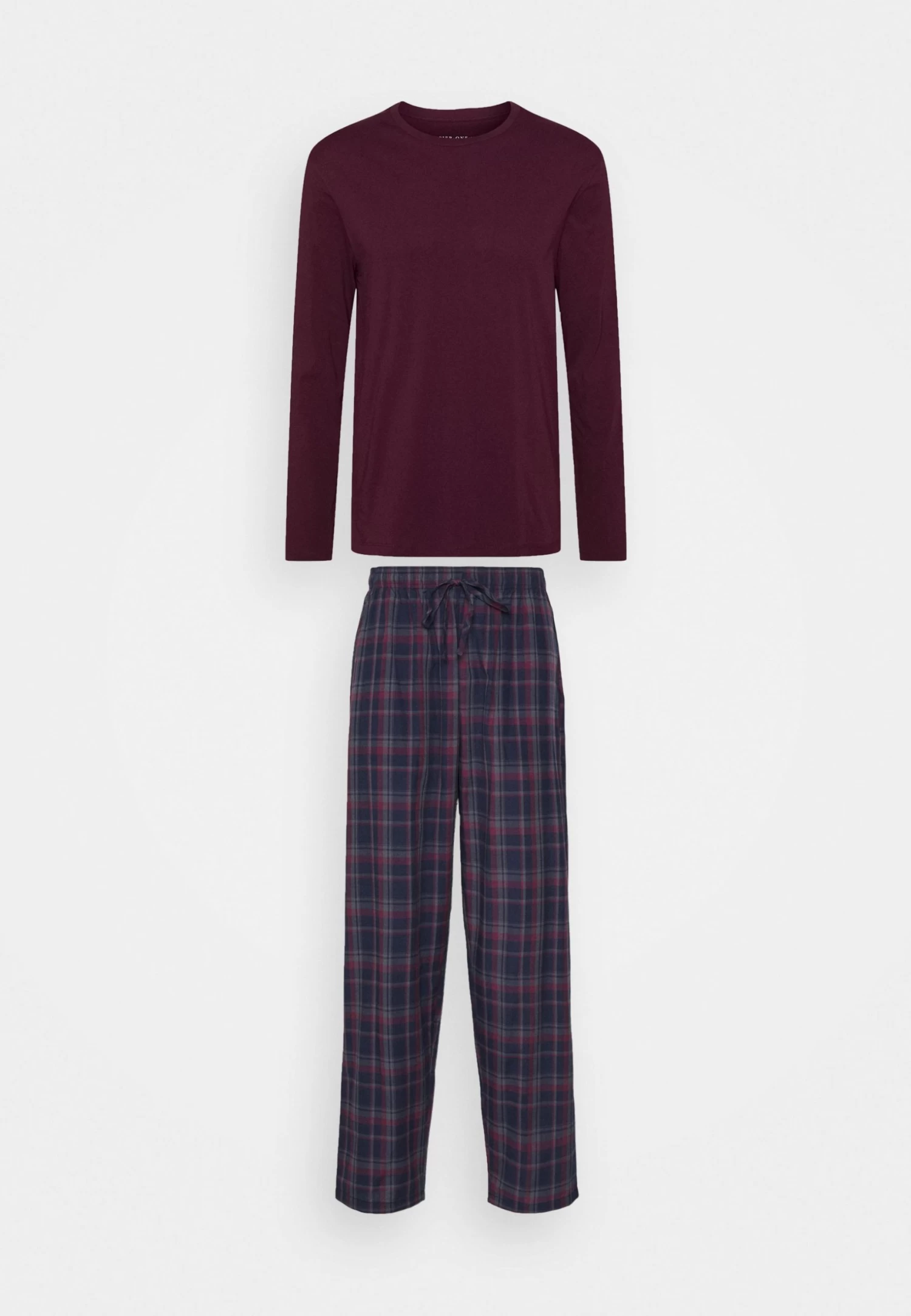 Pier One Pyjama - Bordeaux/Dark Blue 1 Pier One Pyjama - Bordeaux/Dark Blue