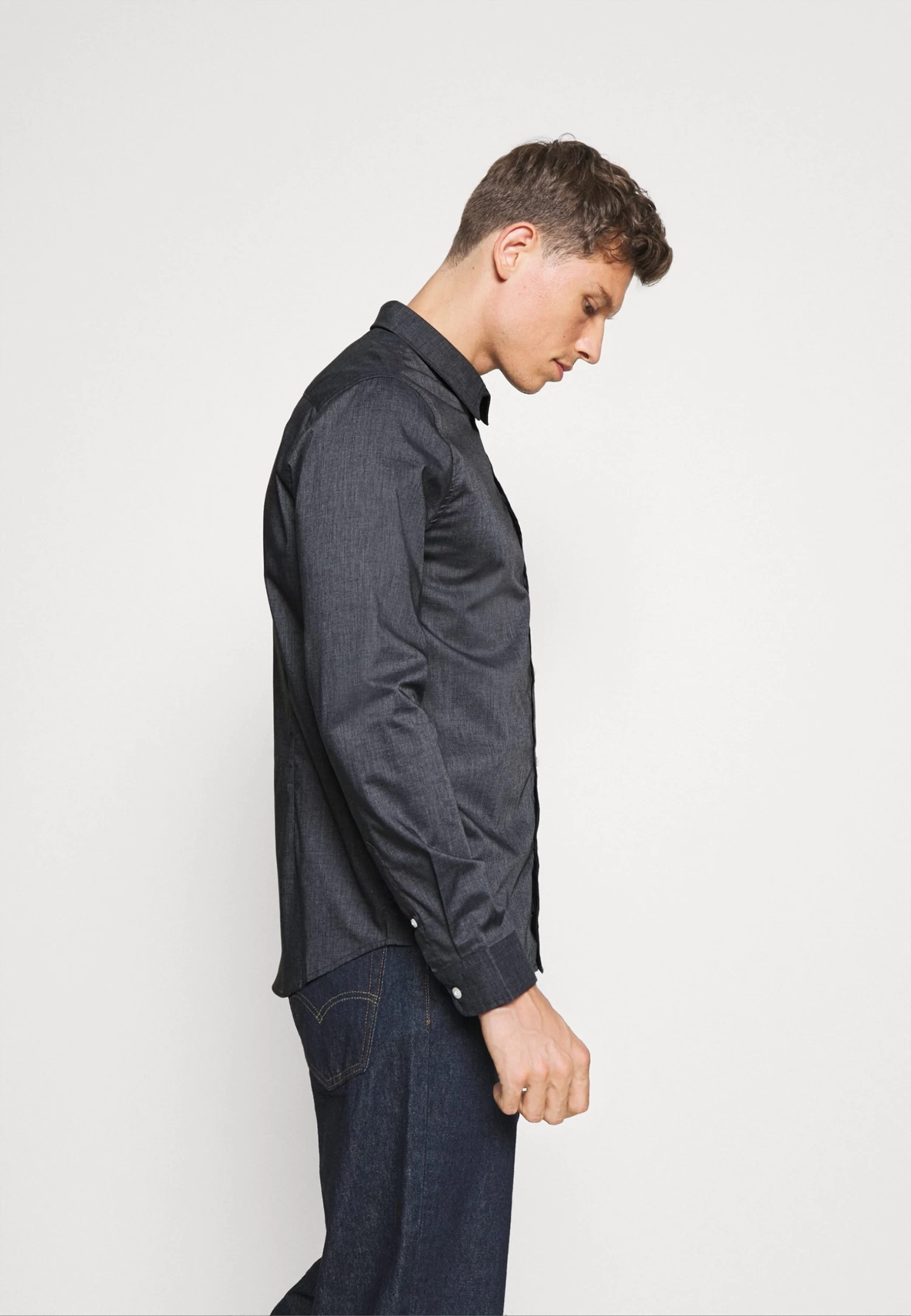 Pier One Overhemd -Blue Grey 5 Pier One Overhemd -Blue Grey - Afbeelding 5