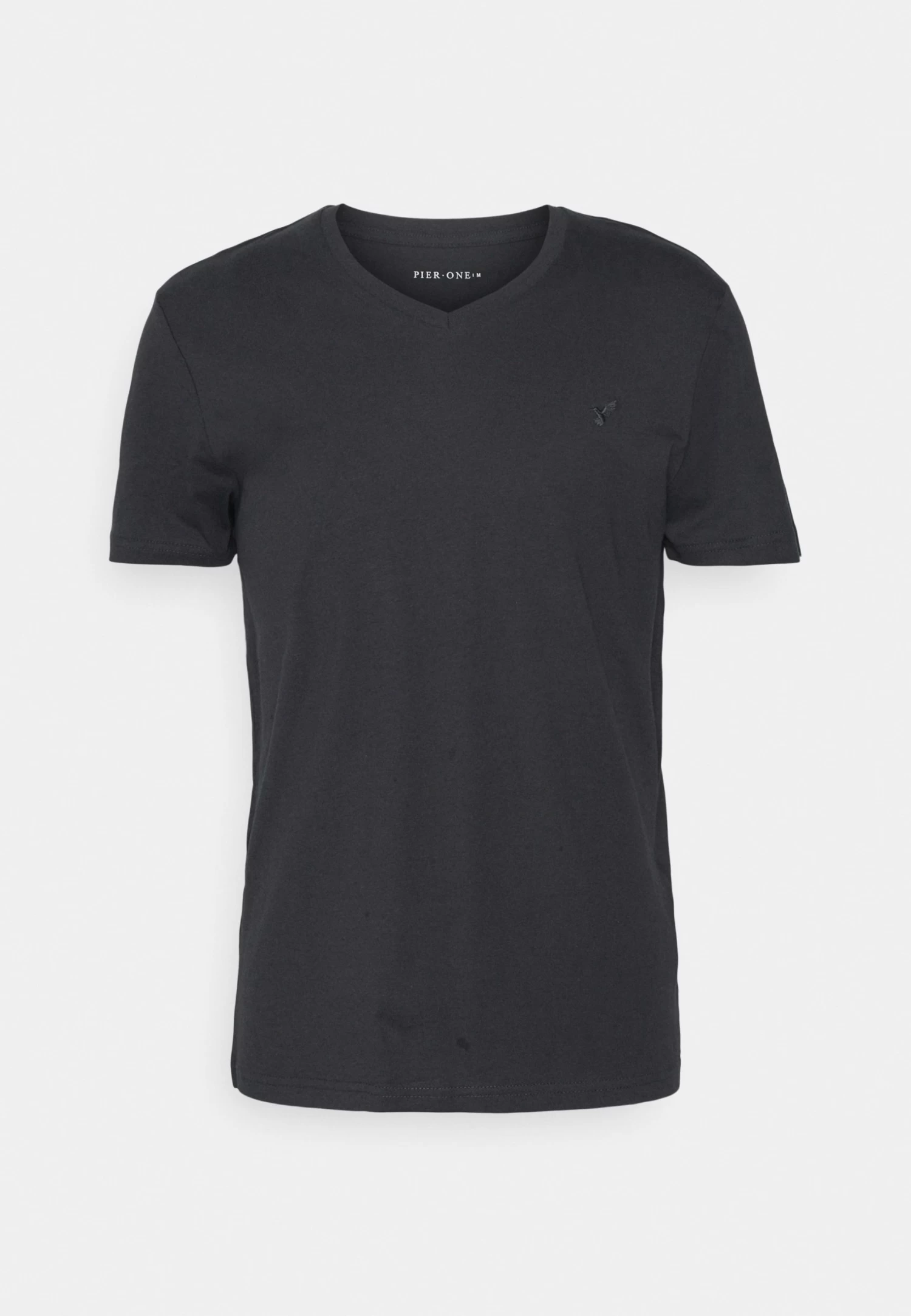 Pier One V Neck Bird Tonal 3 Pack - T-Shirt Basic - Light Brown/White/Dark Blue 8 Pier One V Neck Bird Tonal 3 Pack - T-Shirt Basic - Light Brown/White/Dark Blue - Afbeelding 8