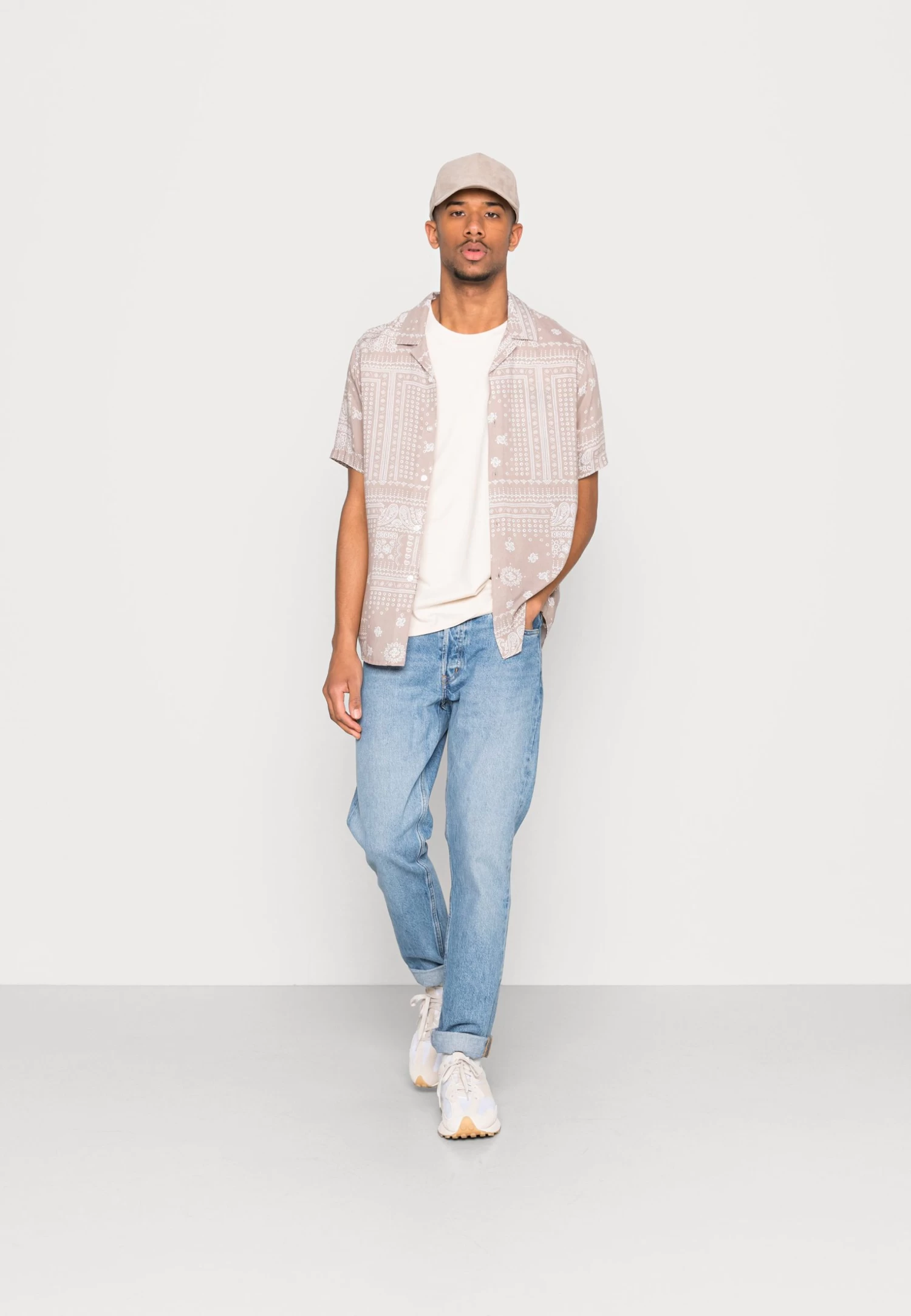 Pier One Unisex - Overhemd - Beige 2 Pier One Unisex - Overhemd - Beige - Afbeelding 2