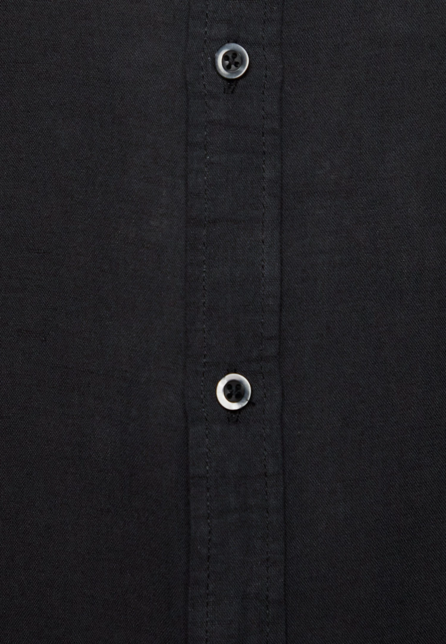 Pier One Linen Mix 2 Pack - Overhemd - Black/Olive 5 Pier One Linen Mix 2 Pack - Overhemd - Black/Olive - Afbeelding 5