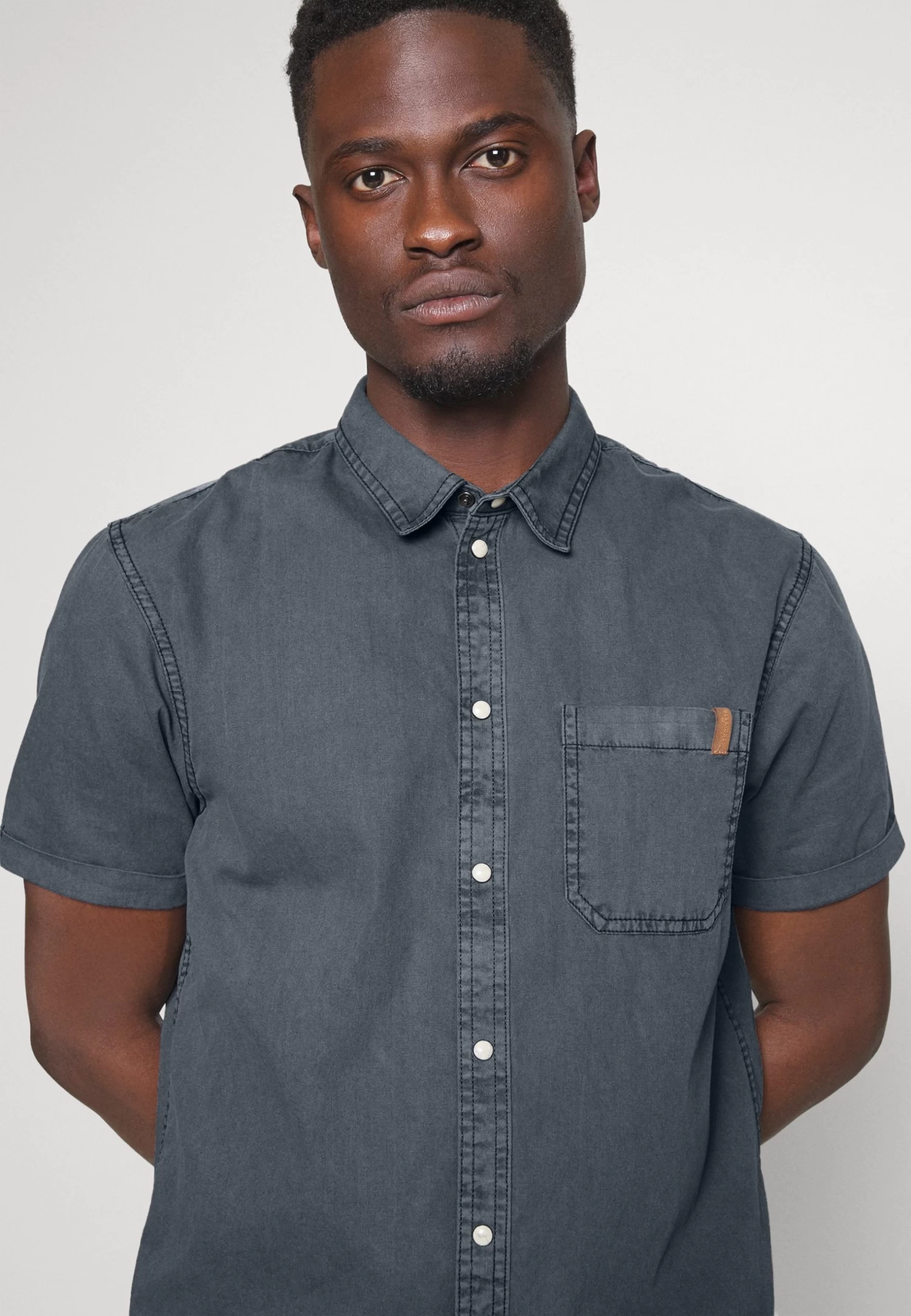 Pier One Overhemd - Blue-Grey 4 Pier One Overhemd - Blue-Grey - Afbeelding 4