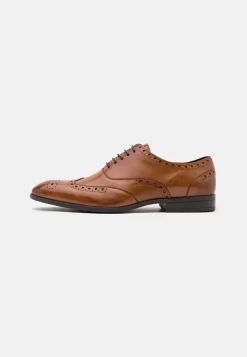 Pier One Leather - Veterschoenen - Cognac