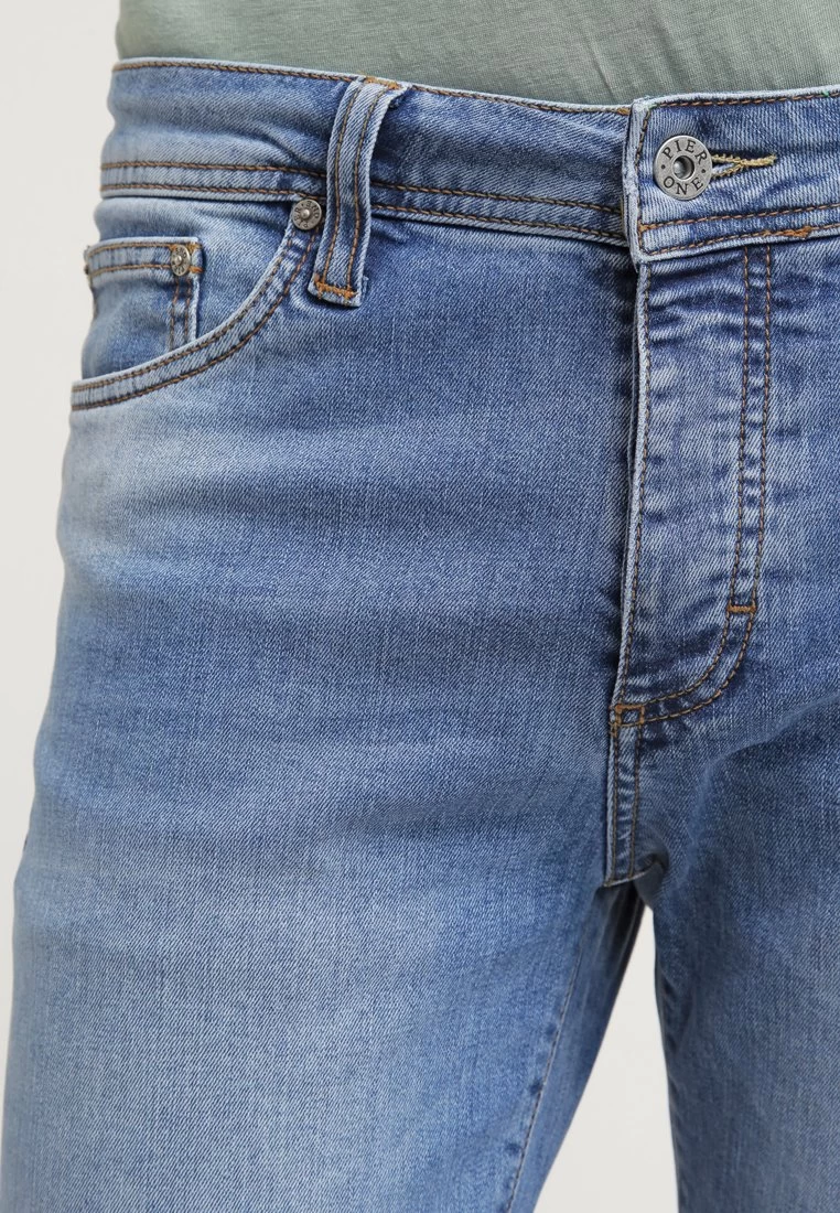 Pier One Slim Fit Jeans - Light Blue Denim 5 Pier One Slim Fit Jeans - Light Blue Denim - Afbeelding 5