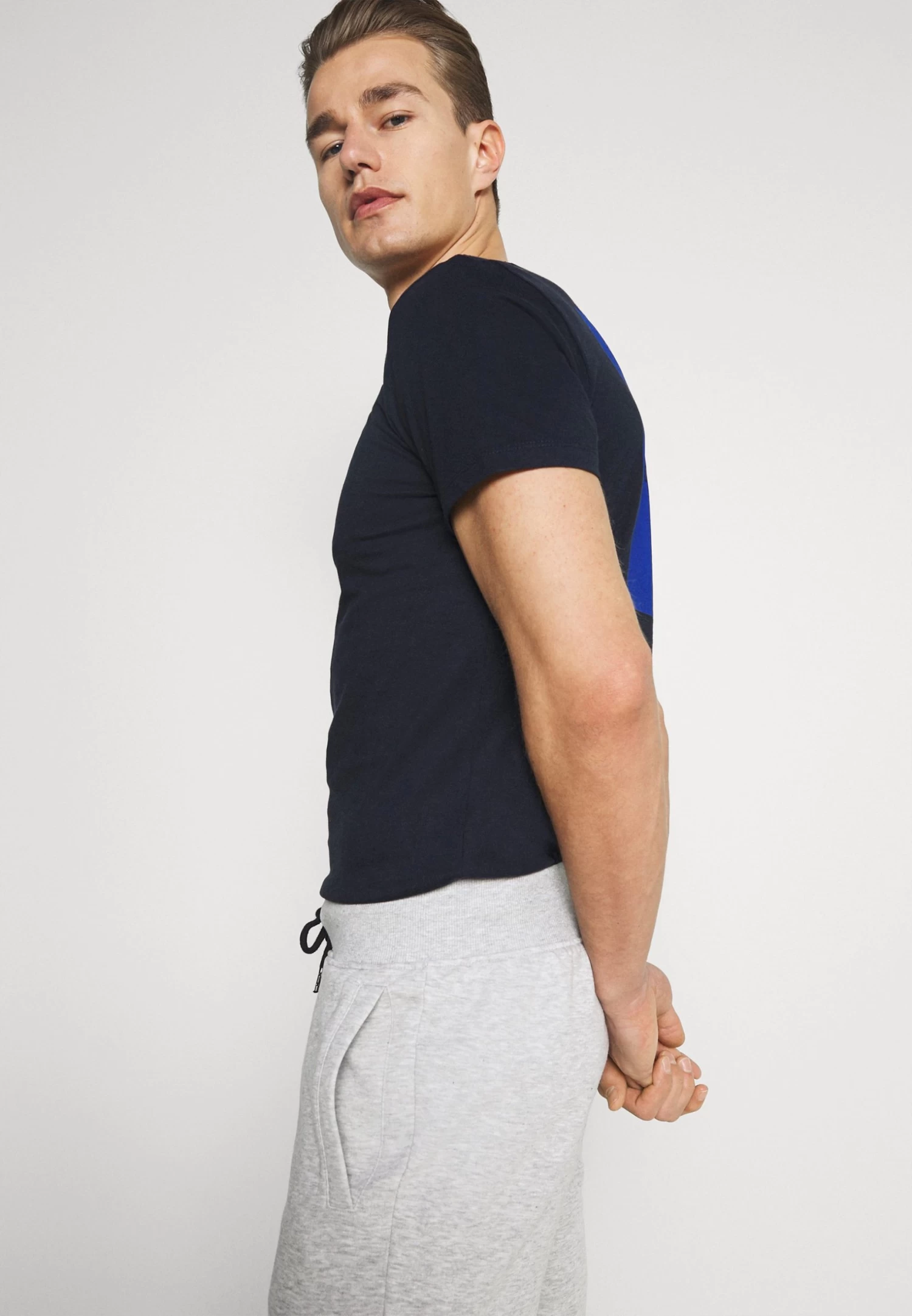 Pier One 2 Pack - Shorts - Mottled Light Grey/Dark Blue 5 Pier One 2 Pack - Shorts - Mottled Light Grey/Dark Blue - Afbeelding 5