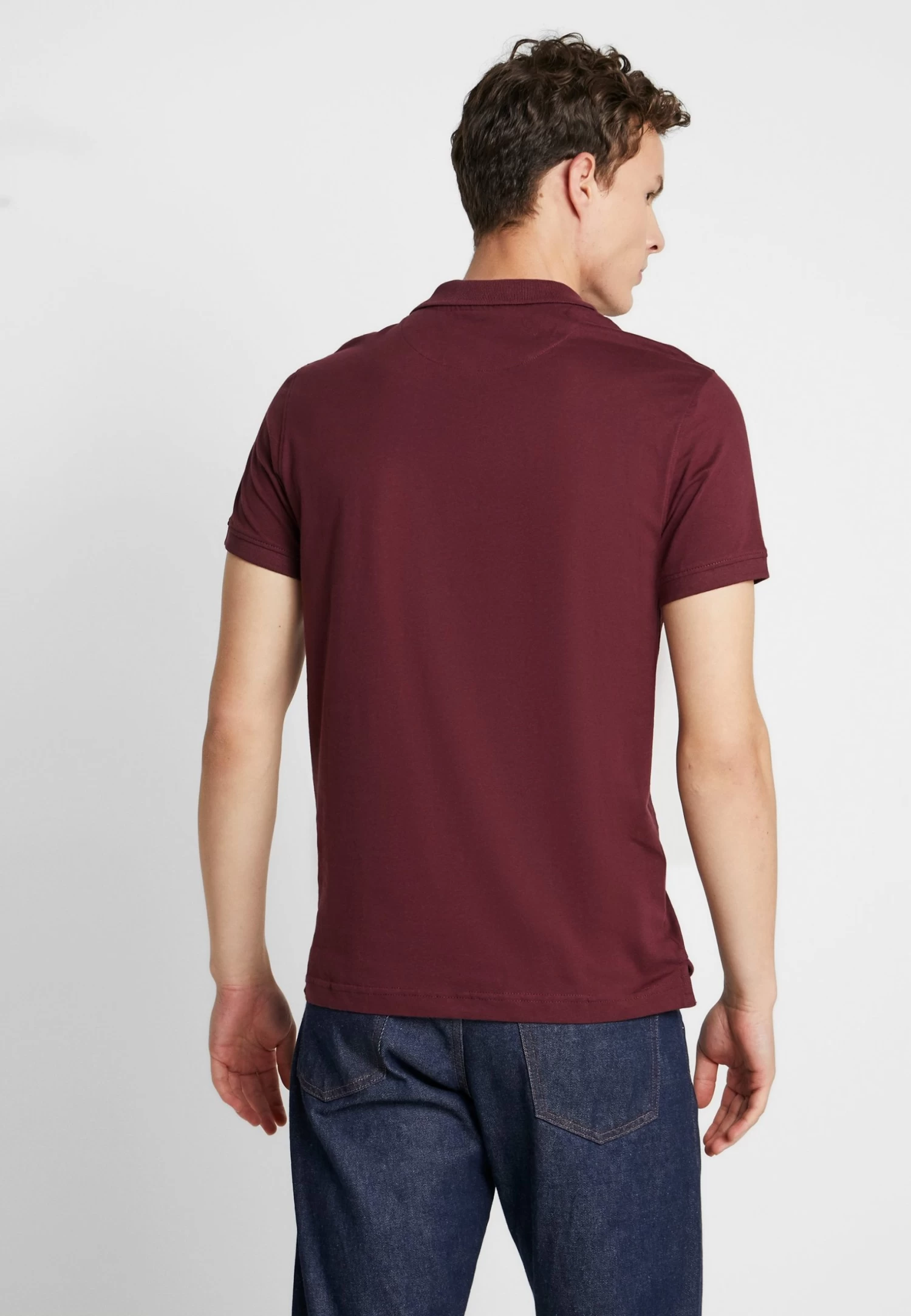 Pier One 2 Pack - Poloshirt - Bordeaux/Black 4 Pier One 2 Pack - Poloshirt - Bordeaux/Black - Afbeelding 4