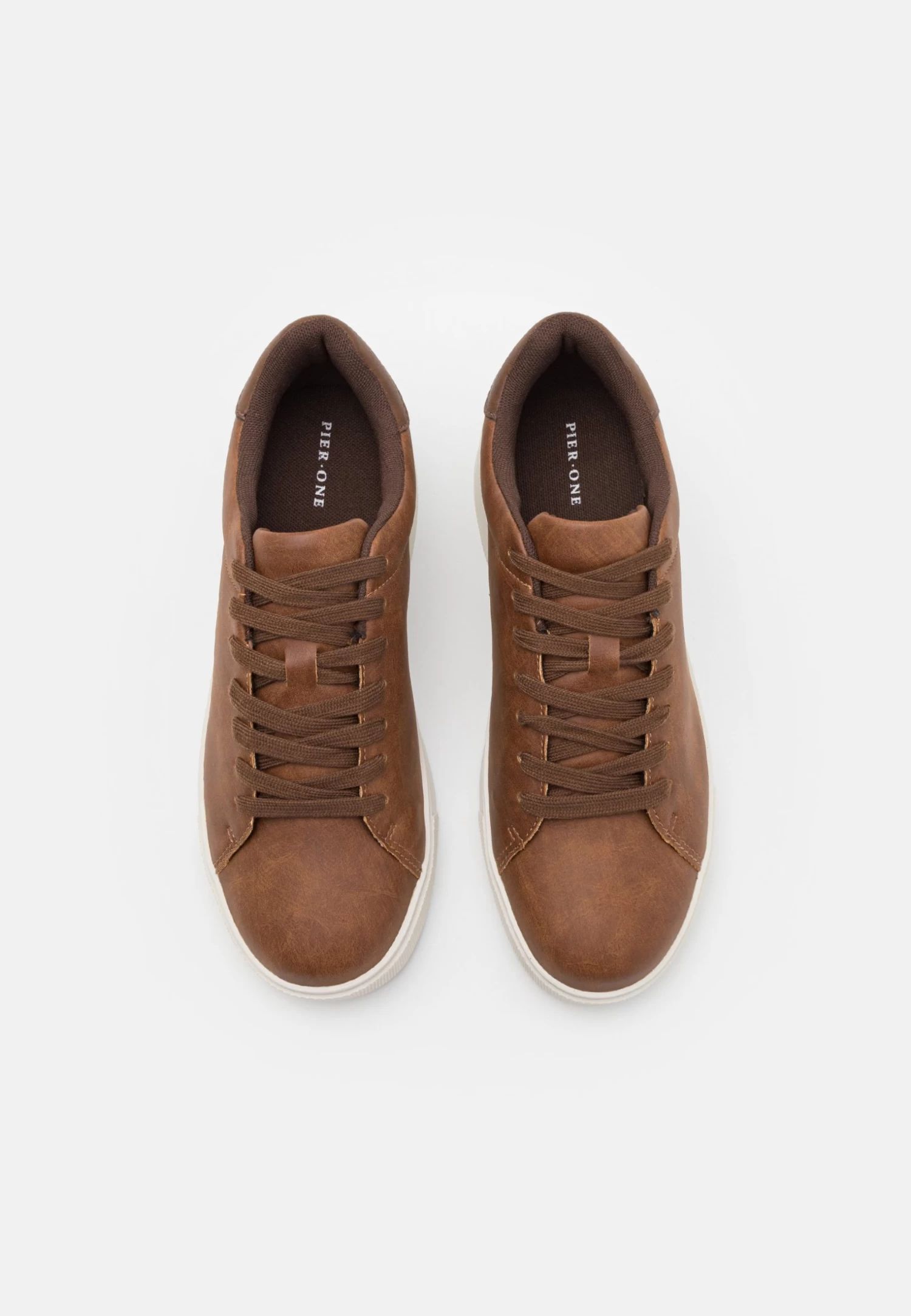Pier One Unisex - Sneakers Laag - Cognac 4 Pier One Unisex - Sneakers Laag - Cognac - Afbeelding 4