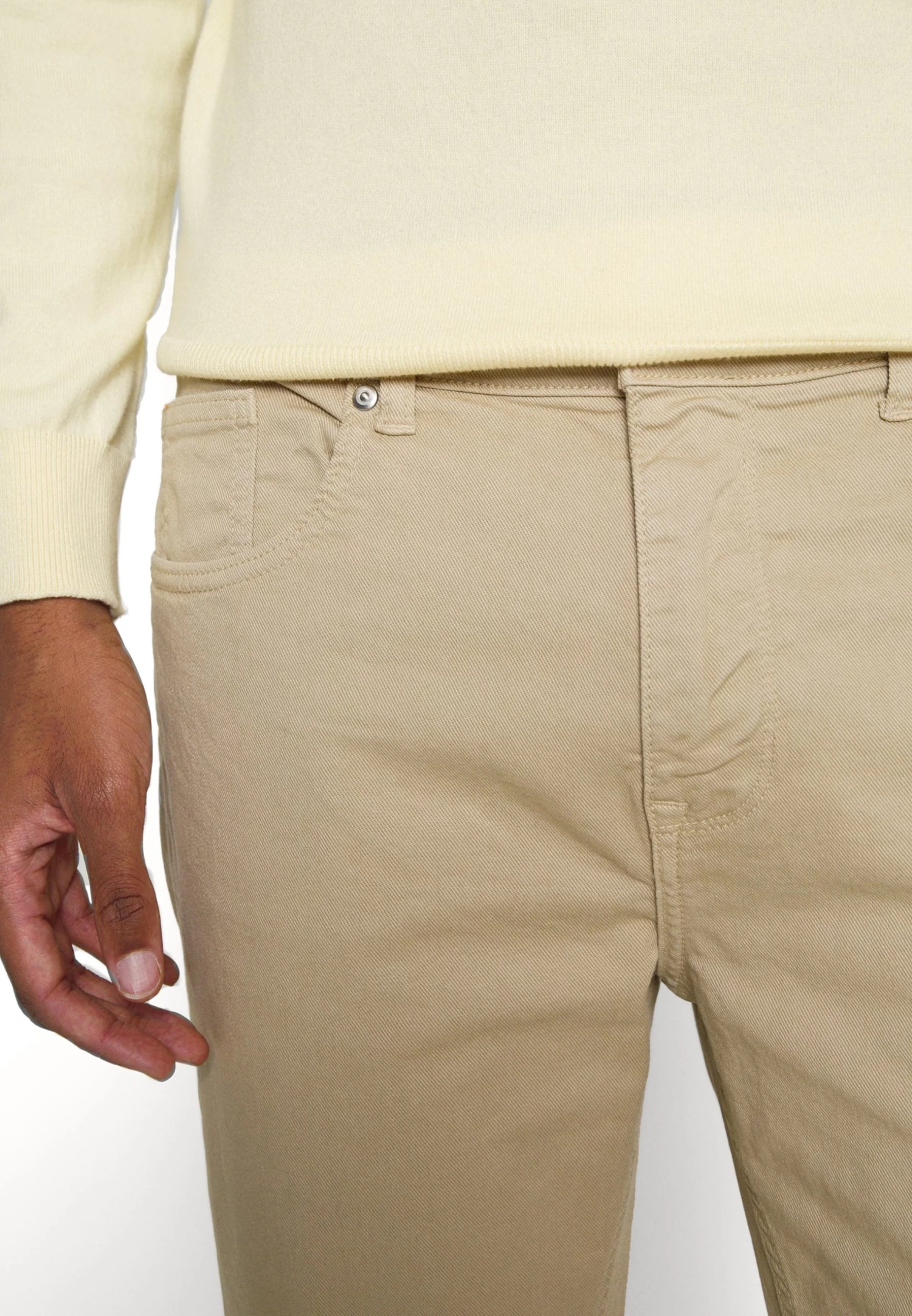 Pier One Slim Fit Jeans - Beige 5 Pier One Slim Fit Jeans - Beige - Afbeelding 5