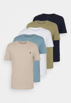 Pier One 5 Pack - T-Shirt Basic - Beige/White/Light Blue 16 Pier One 5 Pack - T-Shirt Basic - Beige/White/Light Blue -Pier One 66878d61f9284197b4395faece75418c scaled