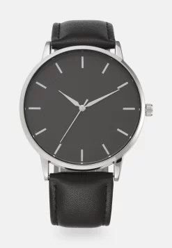 Pier One Horloge - Black/Silvercoloured