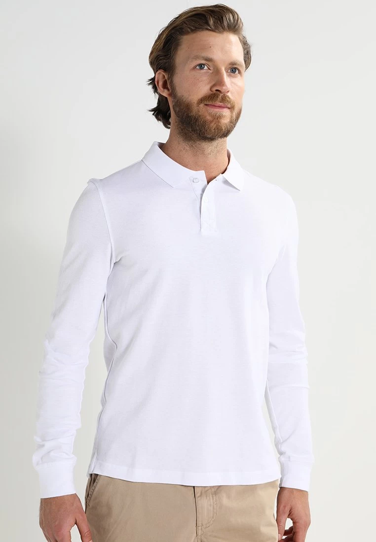 Pier One Poloshirt - White 1 Pier One Poloshirt - White