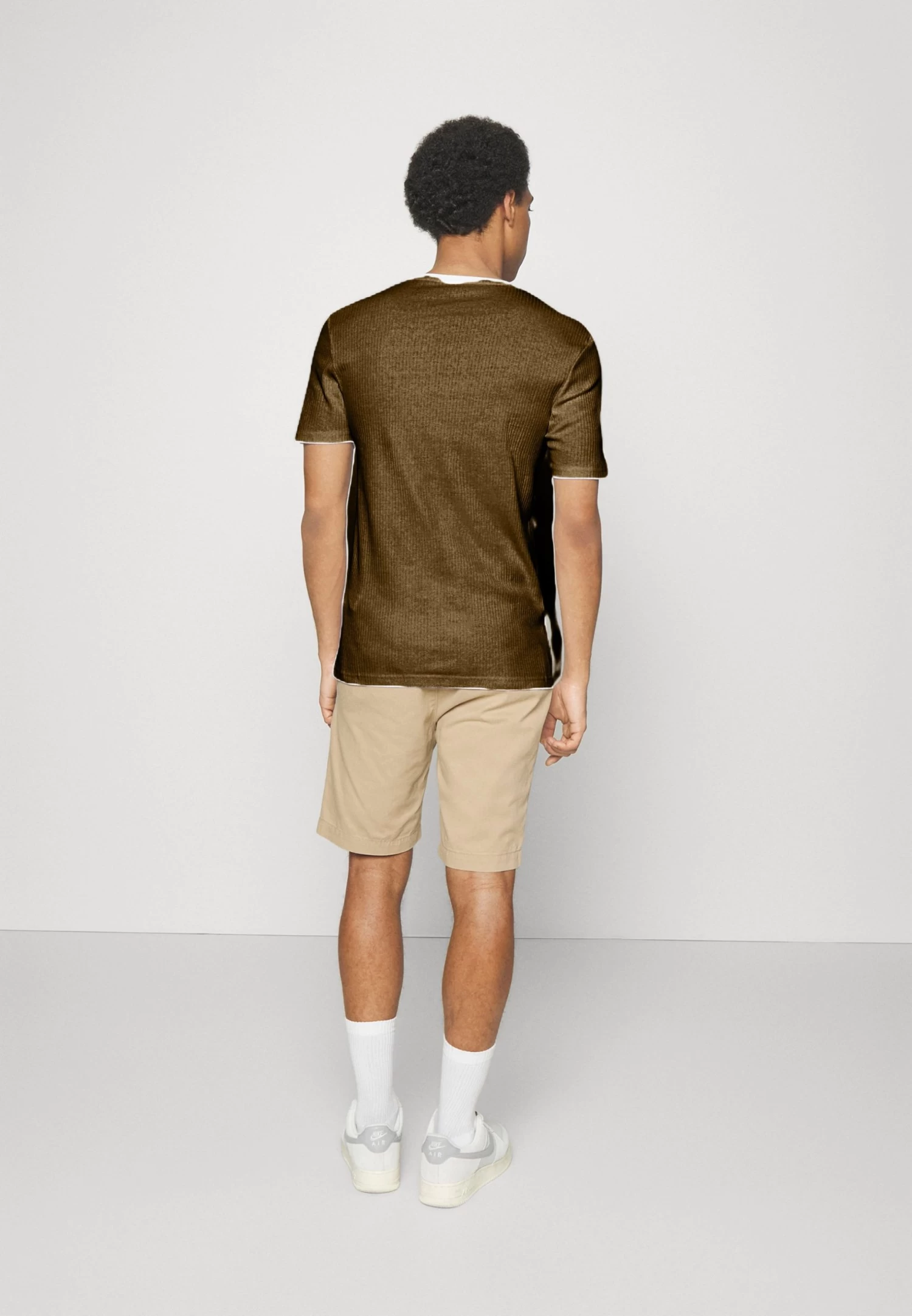 Pier One 2 Pack - Shorts - Tan/Black 3 Pier One 2 Pack - Shorts - Tan/Black - Afbeelding 3