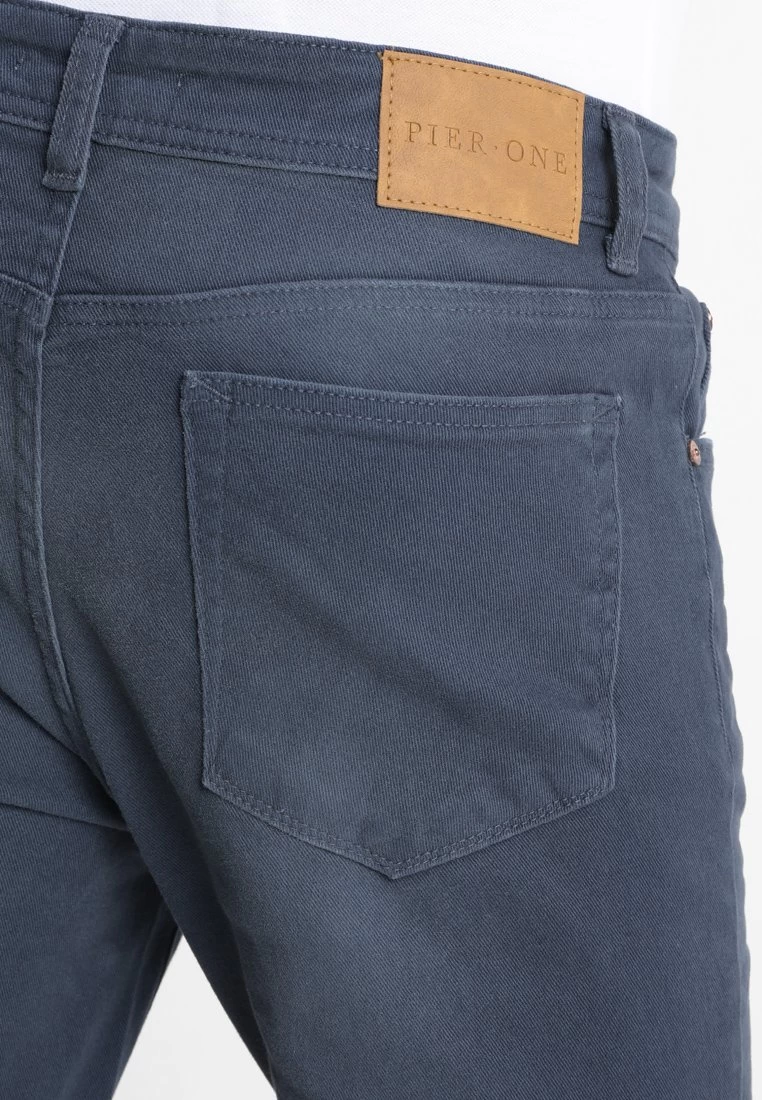Pier One Coloured Baron - Slim Fit Jeans - Dark Blue 4 Pier One Coloured Baron - Slim Fit Jeans - Dark Blue - Afbeelding 4
