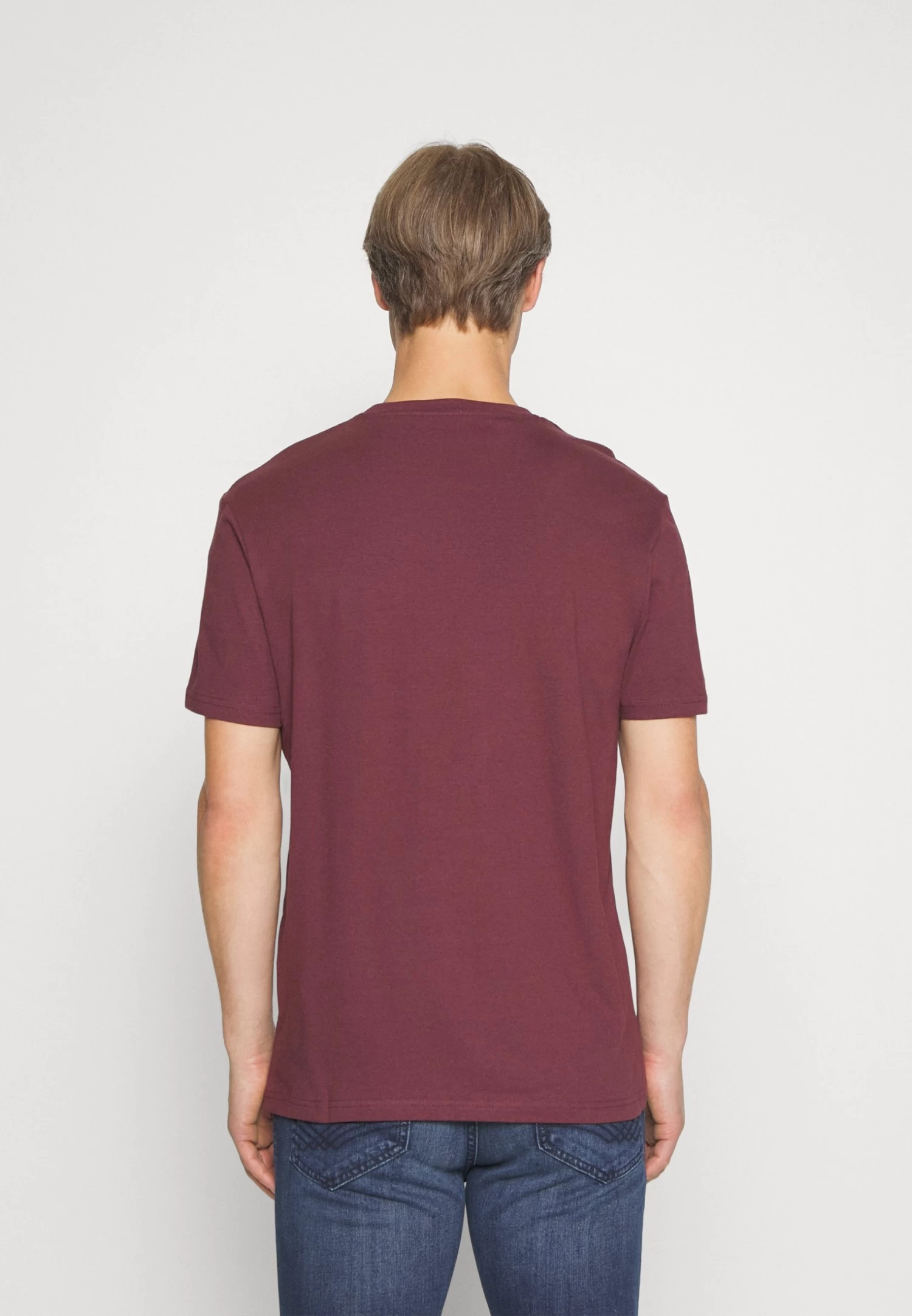 Pier One 5 Pack - T-Shirt Basic - Bordeaux/Dark Green/Dark Blue 5 Pier One 5 Pack - T-Shirt Basic - Bordeaux/Dark Green/Dark Blue - Afbeelding 5