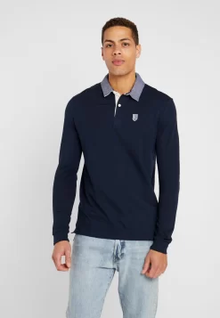Pier One Collar Rugby - Poloshirt - Dark Blue