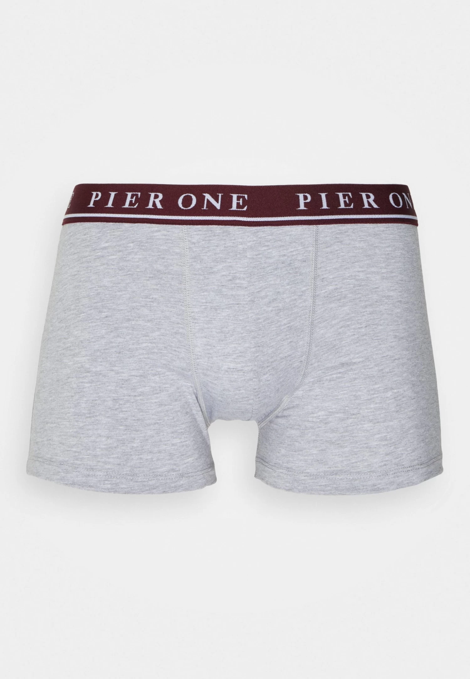 Pier One 5 Pack - Onderbroeken - Bordeaux/Mottled Grey 4 Pier One 5 Pack - Onderbroeken - Bordeaux/Mottled Grey - Afbeelding 4