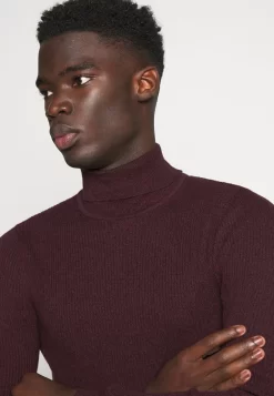 Pier One Muscle Fit Turtle - Trui - Mottled Bordeaux -Pier One 87bc9746f3cd48c78886c3726b9971e1 scaled
