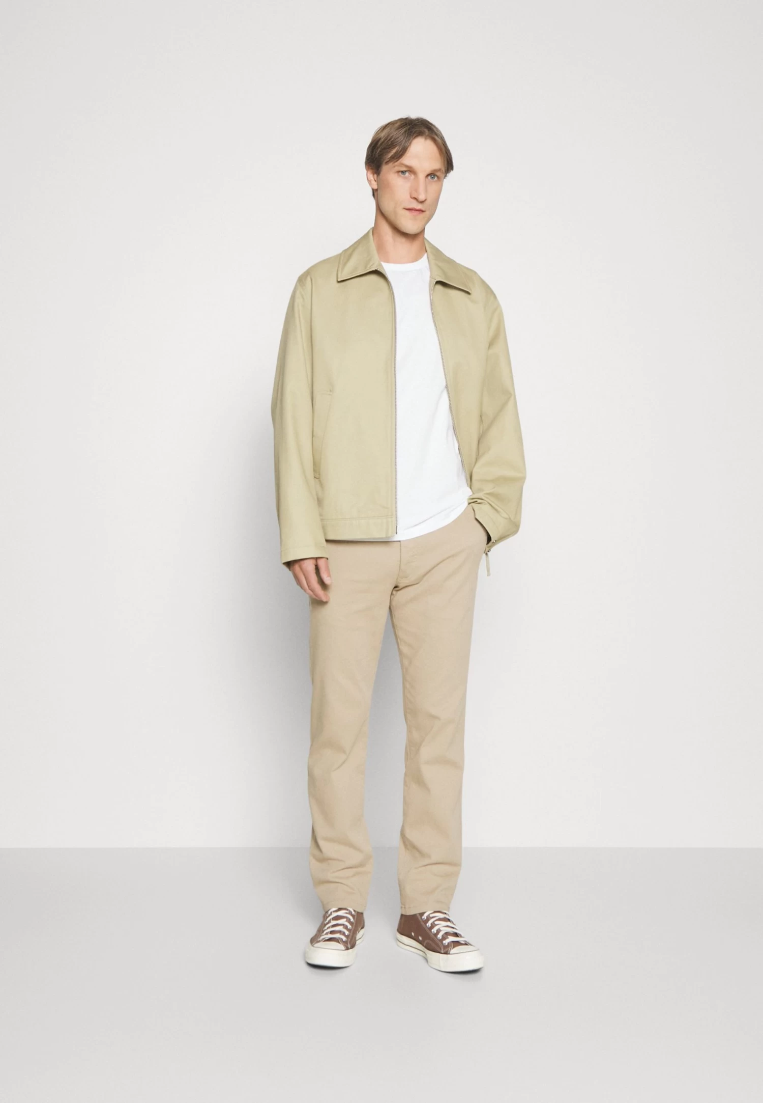 Pier One 2 Pack - Chino - Dark Grey/Beige 1 Pier One 2 Pack - Chino - Dark Grey/Beige