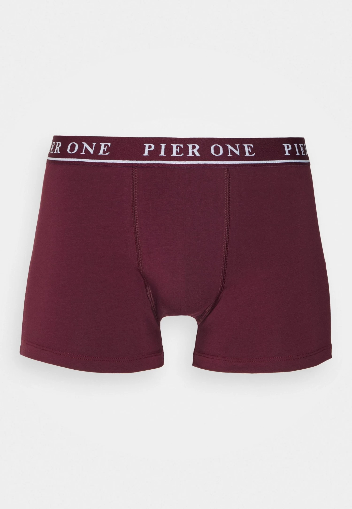 Pier One 5 Pack - Onderbroeken - Bordeaux/Mottled Grey 2 Pier One 5 Pack - Onderbroeken - Bordeaux/Mottled Grey - Afbeelding 2