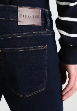 Pier One Basic - Straight Leg Jeans - Rinsed -Pier One 918b8b4645174478a8d4d90e36be7f59