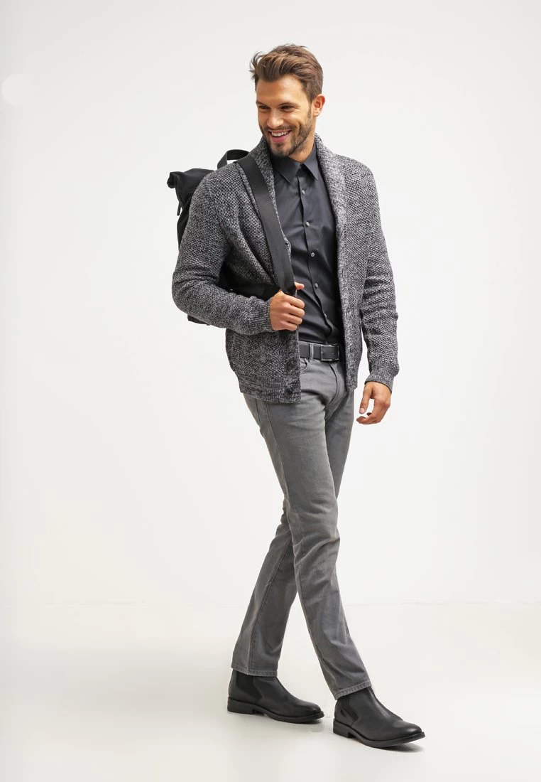 Pier One Vest - Dark Grey Melange 2 Pier One Vest - Dark Grey Melange - Afbeelding 2