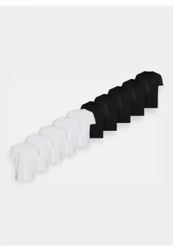 Pier One 10 Pack - T-Shirt Basic - White/Black 10 Pier One 10 Pack - T-Shirt Basic - White/Black -Pier One a47858ffbc3a4fd8908751110de7e4fb scaled