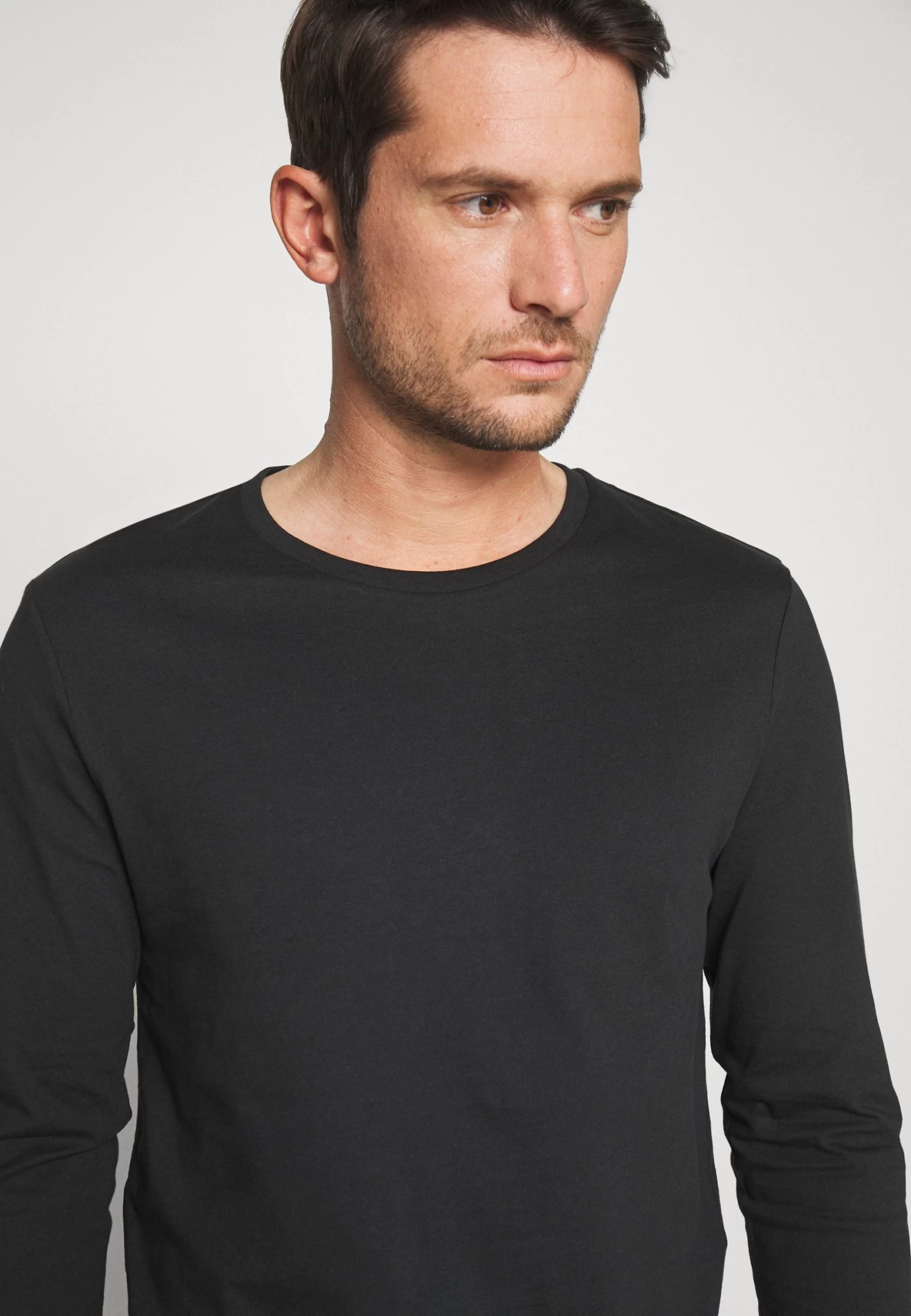 Pier One 2 Pack - Longsleeve - White/Black 5 Pier One 2 Pack - Longsleeve - White/Black - Afbeelding 5