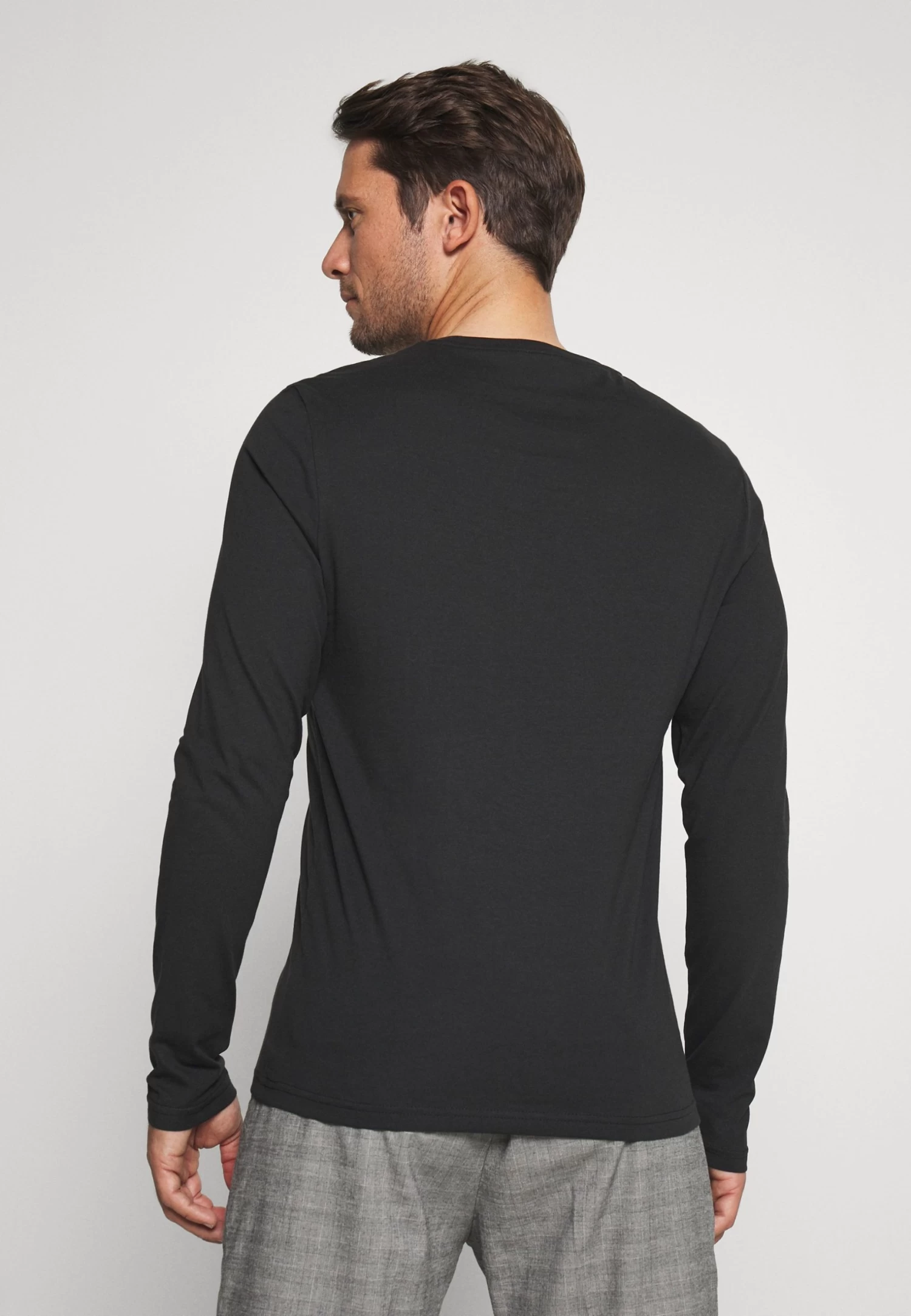 Pier One 2 Pack - Longsleeve - White/Black 4 Pier One 2 Pack - Longsleeve - White/Black - Afbeelding 4