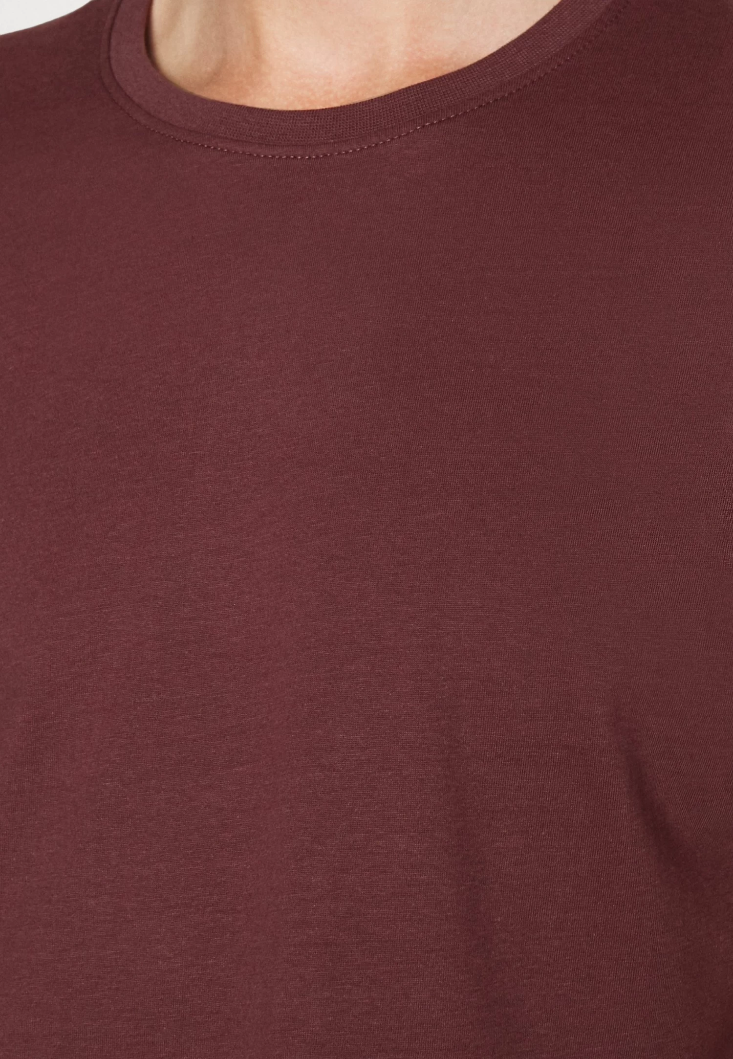 Pier One 5 Pack - T-Shirt Basic - Bordeaux/Light Grey/Brown 7 Pier One 5 Pack - T-Shirt Basic - Bordeaux/Light Grey/Brown - Afbeelding 7