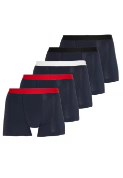 Pier One 5 Pack - Onderbroeken - Dark Blue/Red -Pier One ba6f2f15b66a486c8ed852722b2b6472 scaled