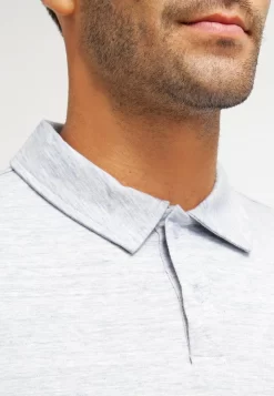 Pier One Poloshirt - Light Blue Melange -Pier One c0e3fb50cacc41869aed63ceff16e8c6