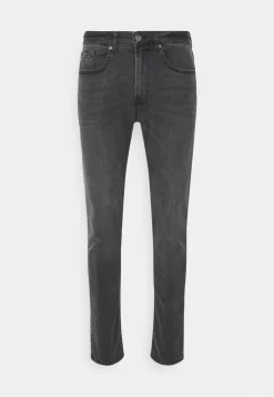 Pier One Slim - Jeans Tapered Fit - Grey Denim