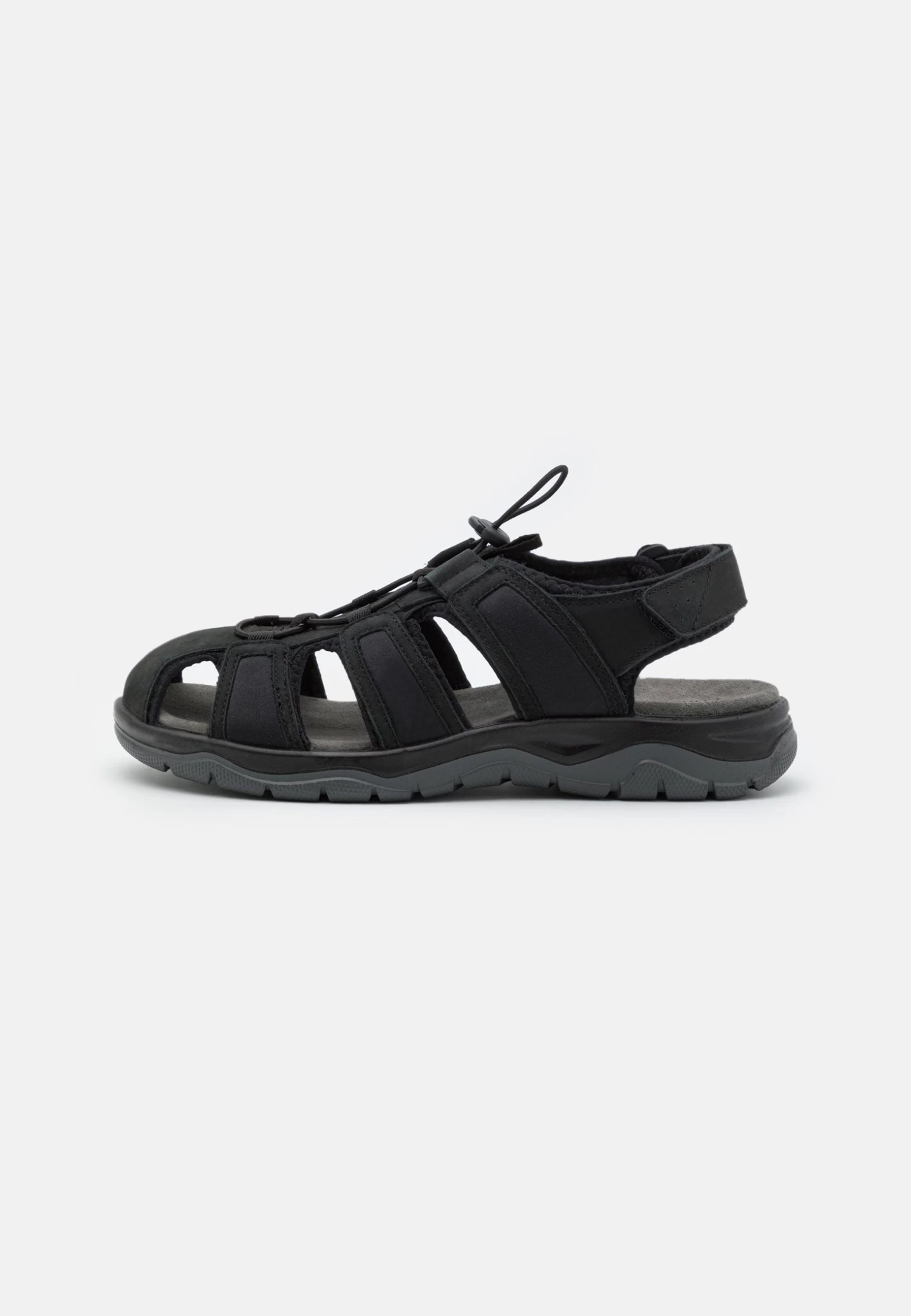 Pier One Leather - Outdoorsandalen - Black 1 Pier One Leather - Outdoorsandalen - Black