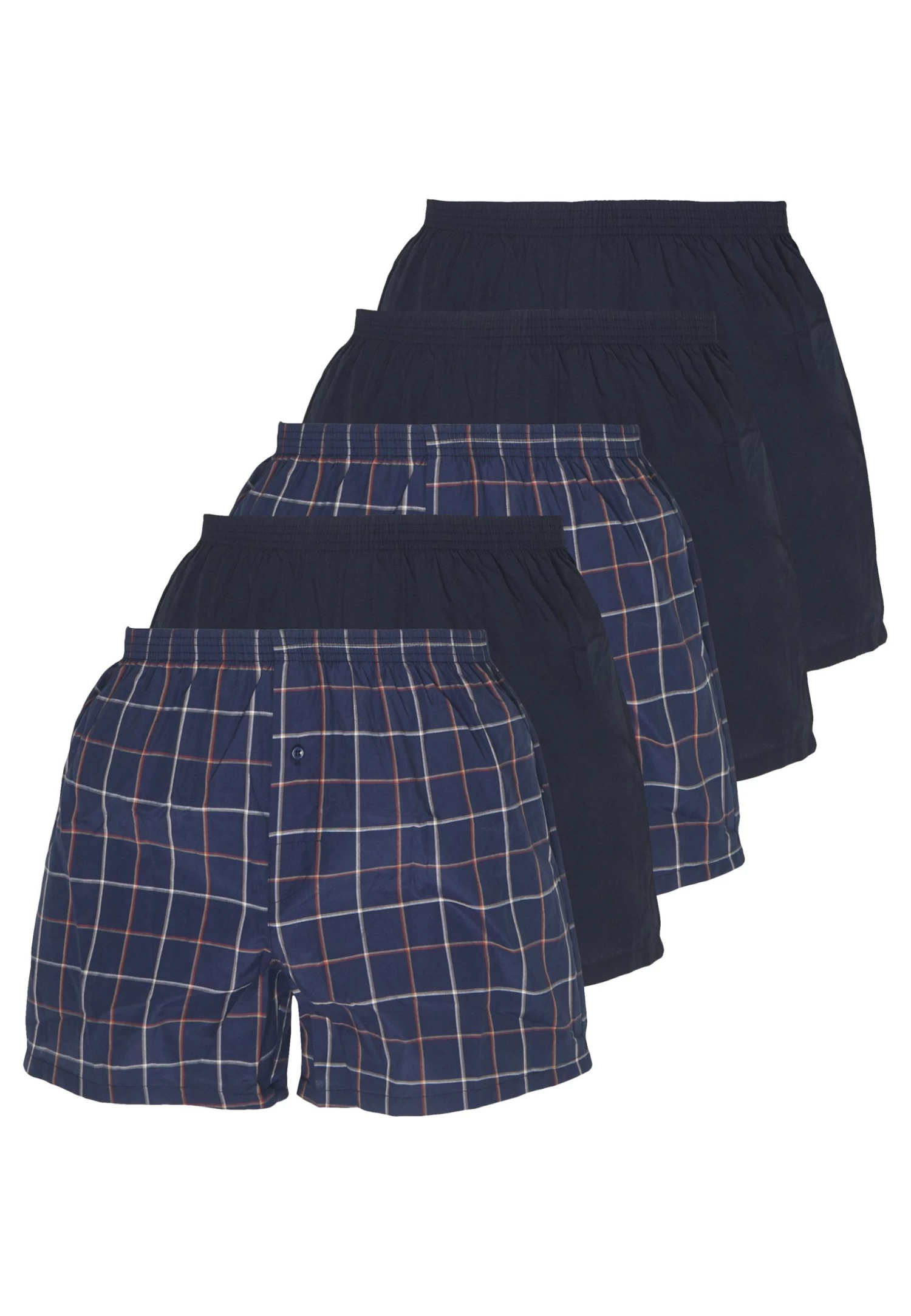 Pier One 5 Pack - Boxershort - Dark Blue 4 Pier One 5 Pack - Boxershort - Dark Blue - Afbeelding 4
