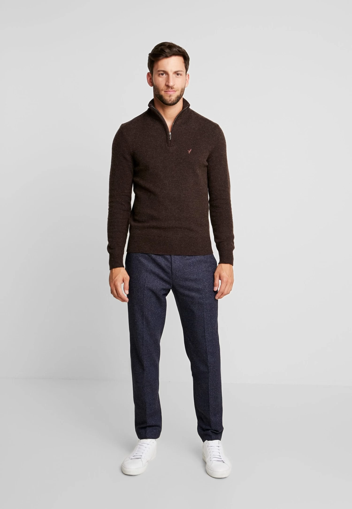 Pier One Trui - Mottled Brown 2 Pier One Trui - Mottled Brown - Afbeelding 2