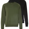Pier One 2 Pack - Sweater - Khaki/Black